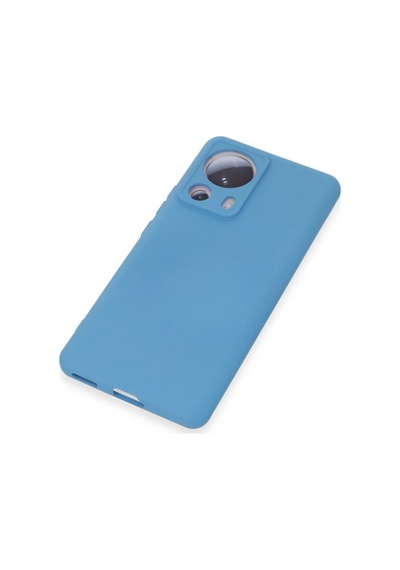 Newface - 671 - Xiaomi Mi 13 Lite Kılıf Nano İçi Kadife Silikon - Edntrend - - Mavi