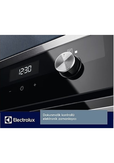 Electrolux KODEF70X Steambake 72 L XXL Cam Ankastre Fırın Siyah