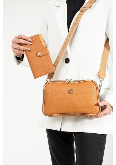 Just Polo Omuz Çantası Yeni Sezon 4023mh Taba