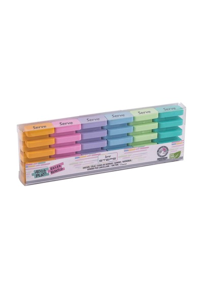 Silgi Pastel 6li Pet