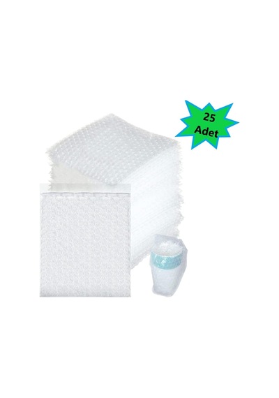 Balonlu Patpat Torba, Bantlı Baloncuklu Torba-zarf 20cm En X 30cm Boy +5cm Kapak 250 Adet