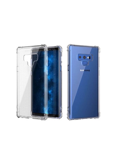 Samsung Uyumlu Galaxy Note 9 Shock Absorbing Darbe Emicili Şeffaf Kılıf