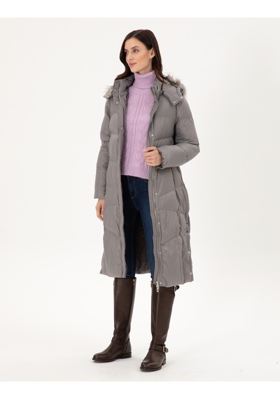 Pierre Cardin Kadın Gri Kaban 50290314-vr024 Gri