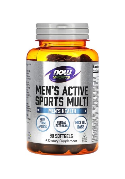 Now Foods, Sports, Men's Active Sports Multi Vitamin