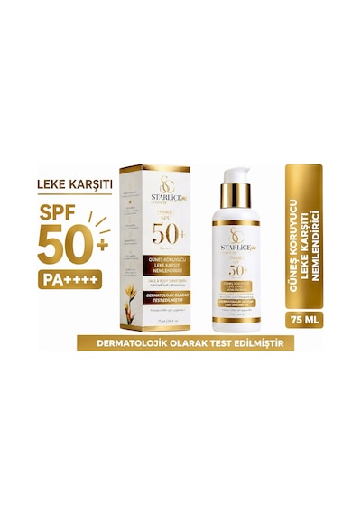 Starliçe Leke Karşıtı Nemlendirici ve Koruyucu Güneş Kremi SPF50+ 75 ML