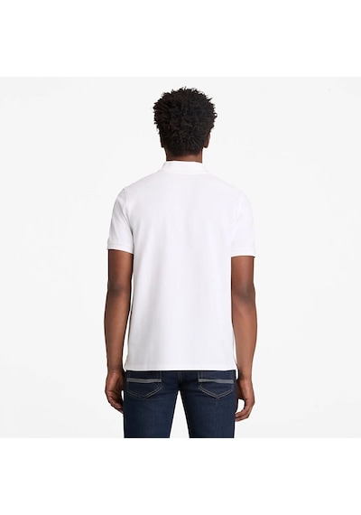 Timberland Mıllers Rıver Pique Short Sleeve Polo Erkek Tişört Tb0a6vdp1001 Beyaz