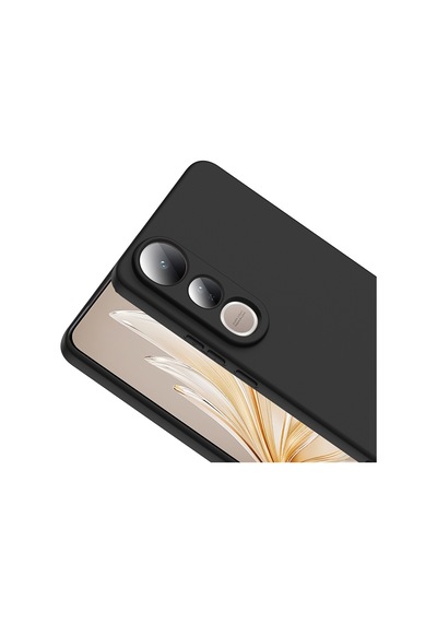 Noktaks - Vivo Uyumlu Vivo V50 Lite 4g - Kılıf İçi Kadife Koruyucu Mara Lansman Kapak - Siyah T37337 Siyah