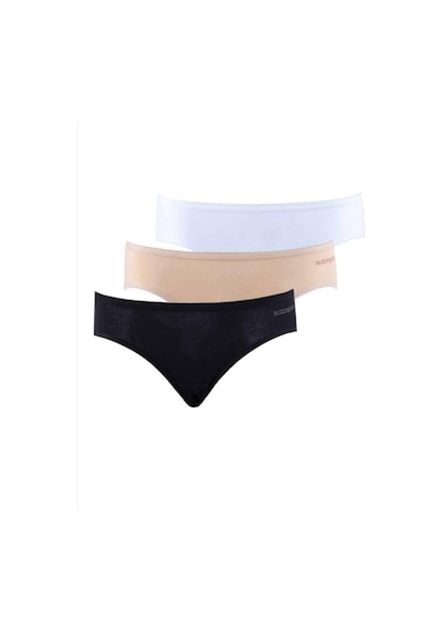 Blackspade Kadın Siyah+beyaz+ten 3'lü Bikini Külot Siyah+beyaz+ten
