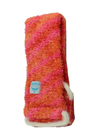 Ankalif İpli Sırt Ve Vücut Yumuşak Banyo Lifi Pembe-Turuncu 56x10