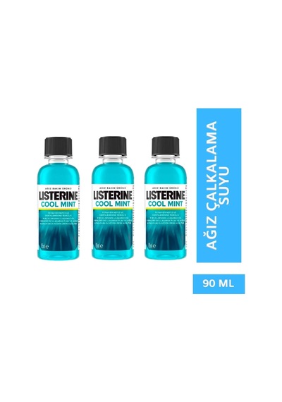 Tr Cool Mint Ağız Bakım Suyu, 90 Ml, 3 Adet