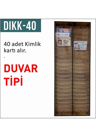 Dıkk-40 Maben Duvar Tipi Ziyaretçi Kart Kutusu 40 1 Adet