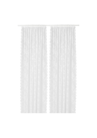 Ikea Alvıne Tül Perde 145x300 Cm Beyaz