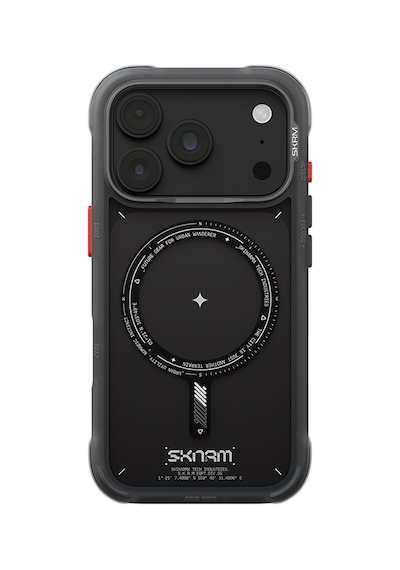 Apple Uyumlu iPhone 18 Pro Max Uyumlu Kılıf M-safe Şarj Özellikli Airbag Tasarımlı Skinarma Avion Kapak Siyah