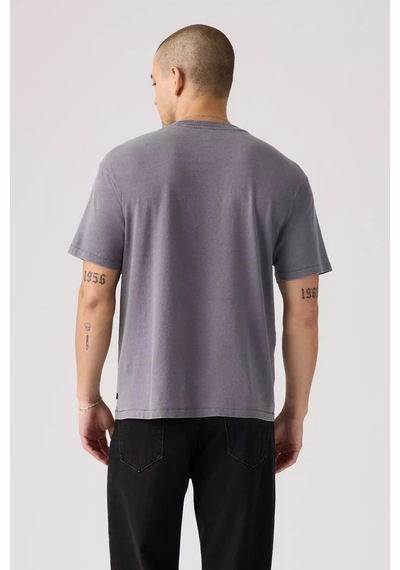 Levi's Erkek Kırmızı Etiketli Vintage Gri Tişört - A0637-0179