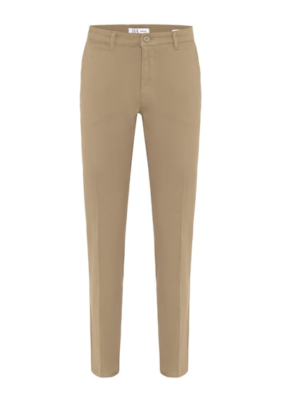 Süvari Bej Regular Armürlü Pantolon