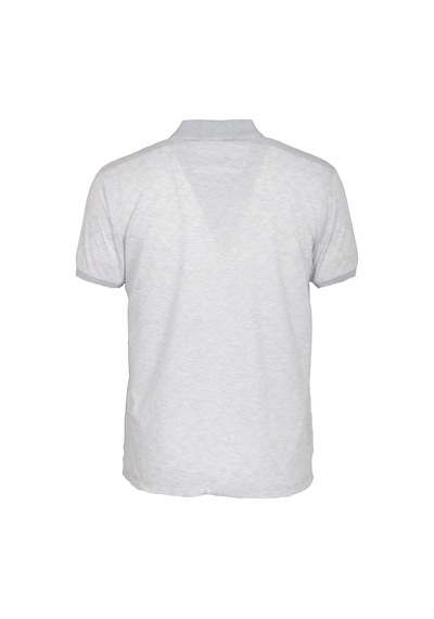 Erkek Polo Yaka Tişört Mavi Dokulu Slim Fit Ribanalı Kol T-shirt Ncs Jeans 1250-mavi Mavi