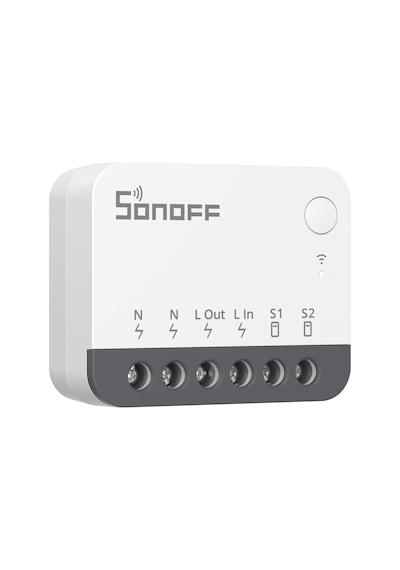 Sonoff Zigbee Mini Akıllı Anahtar, Işık Anahtarı, 2 Yollu Kontrol, Alexa, Google Home Ve Sonoff Hub İle Uyumlu, Zigbee 3.0 Ağ Geçidi Hub Gerekli, Nötr Kablo Gerekli, Zbmınır2