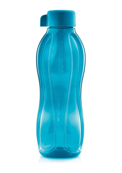 Tupperware Eco Şişe Suluk Deniz Mavisi ve Kolay Kapak Limon 750 ml 2'li
