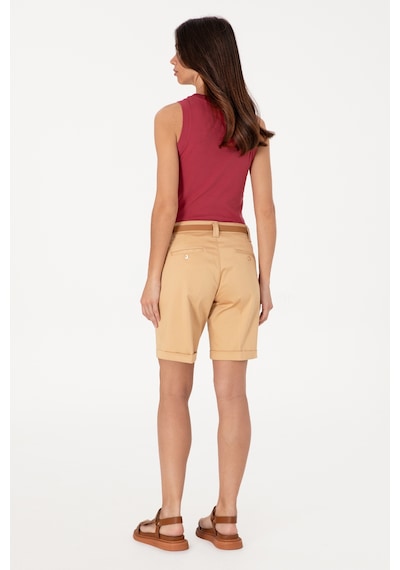 U.s. Polo Assn. Kadın Camel Şort / Bermuda 50299160-vr015 Camel