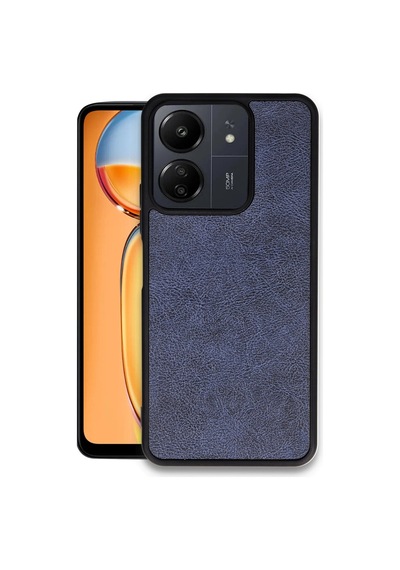 Xiaomi Redmi 13c Kılıf Aras Deri Kapak - Lacivert -