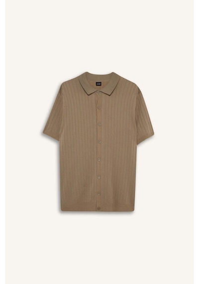 DeFacto Standart Fit Polo Yaka Triko Kısa Kollu Tişört E4603AX25SMBG129