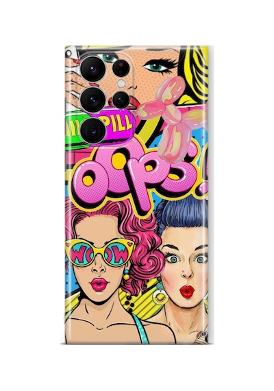 Samsung Galaxy S22 Ultra Uyumlu Baskılı Şeffaf Telefon Kılıfı Koleksiyon: Queenmode Femme 9