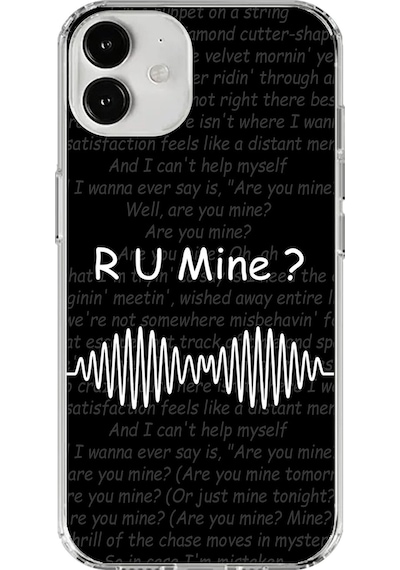 Apple Uyumlu iPhone 12 Mini Şeffaf Kılıf R U Mine Couple Çift Tasarımlı