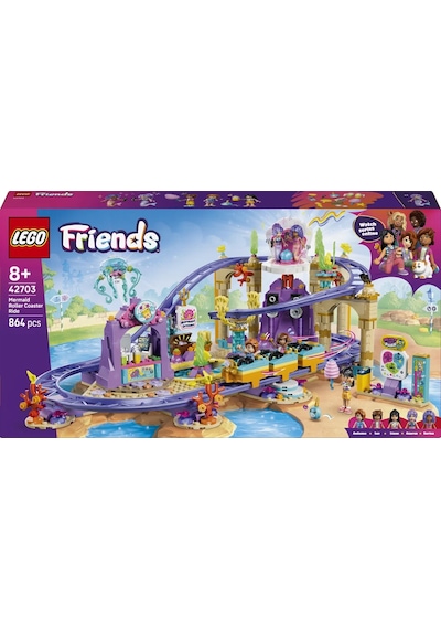 LEGO® Friends Deniz Kızı Hız Treni Yapım Seti 42703 - 8 Yaş Üzeri Çocuklar için Mini Bebek İçeren Oyuncak Yapım Seti (864 Parça)