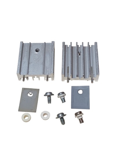 2 Adet To220 Soğutucu Seti 30x27x10mm Radyatör İzolatör Boncuk M3 Vida Alüminyum Transistör Entegre Mosfet Soğutucu