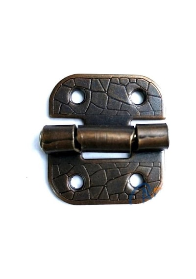 Stoplu Menteşe - 30x33mm, Oksit, 100 Adet Çok Renkli