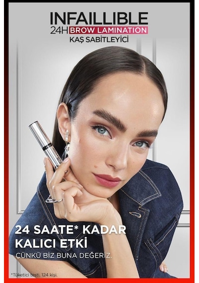 L'Oréal Paris Infaillible 24H Brow Lamination Şeffaf Kaş Sabitleyici