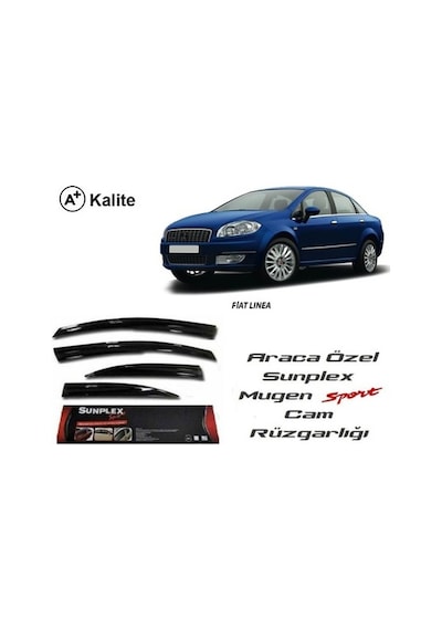 Fiat Linea Cam Rüzgarlığı 2006-2018 Arası Mugen 4.Lü Sunplex
