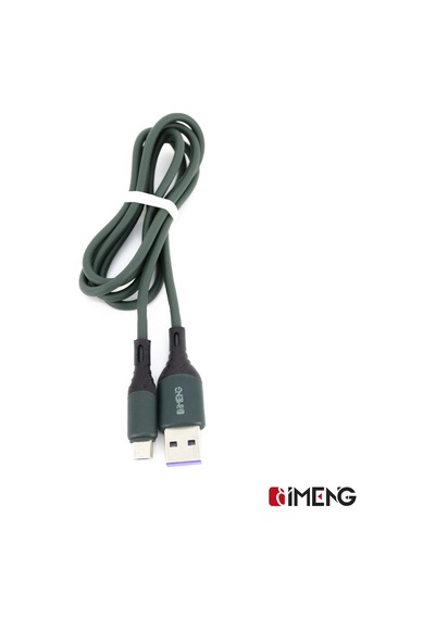 6a 100w Usb A To Micro Data Ve Hızlı Şarj Kablosu 1 Metre Yeşil