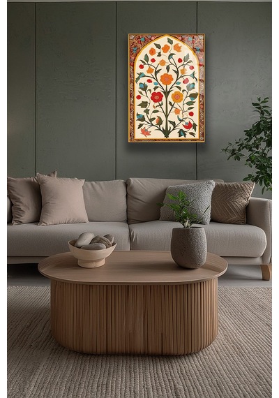Motif Premium Cam Tablo 4mm Temperli Kaliteli Baskı Beyaz