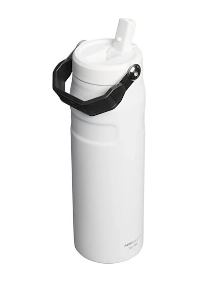 Stanley The İceflow Bottle Flip Straw 2.0 0.7l Pipetli Termos 10-11283-0501 Beyaz