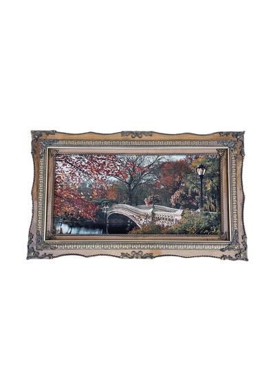 Sonbahar Valsi Adlı İran Tebriz Halı Tablo 120x70cm - Duvar Halı Kilim Tablo