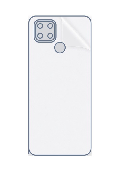 Schitec Realme V3 Uyumlu Arka Yüzey Hidrojel Koruyucu Film