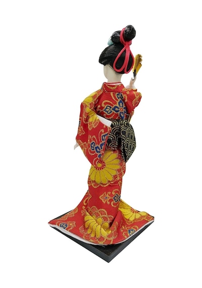 Japon Kimonolu Geyşa Bebek Kabuki Biblo 30 Cm No.15 Anime