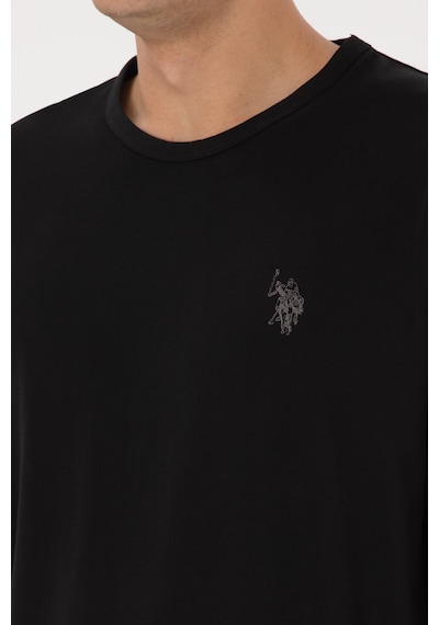U.s. Polo Assn. Erkek Siyah Pijama Takım 50318602-vr046 Siyah