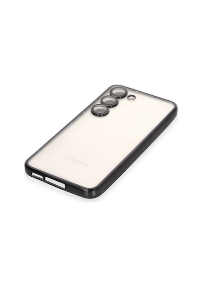 Samsung Galaxy Uyumlu , S24 Kılıf Razer Lensli Silikon - Siyah