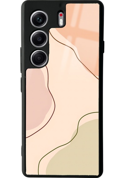 Tecno Camon 40 Pro Uyumlu Nude Colors Tasarımlı Glossy Telefon Kılıfı Çok Renkli