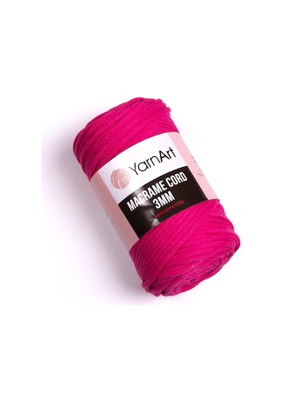 Yarnart El Örgü İpi Macrame Cord 3 Mm, 771, 2x500 Gr