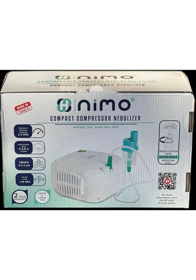 Nimo Kompresörlü Compact Mini Nebülizatör Hnk-nbl-mn