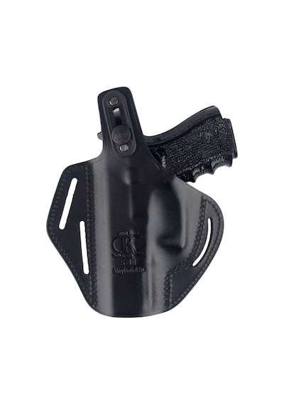 Smith Wesson 5906 Deri Tabanca Kılıfı Tam Kelebek Siyah-2538 Siyah