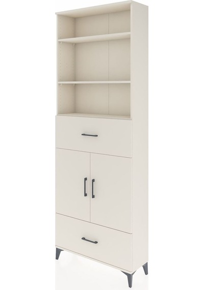 Arges Dolap 5 Raflı 2 Çekmeceli 2 Kapaklı 88x30x243 Aytaşı-ay... Aytaşı