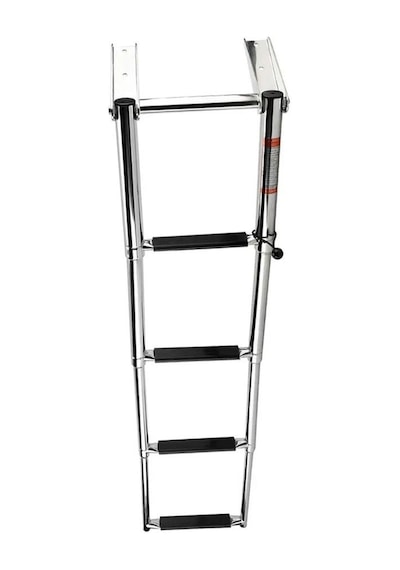 Erol Teleskopik Merdiven 4 Basamaklı Platform Üstü Destekli 254x1150 mm
