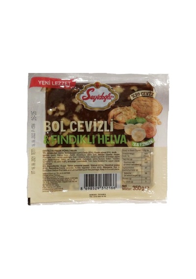 Seyidoğlu Bol Cevizli & Fındıklı Helva 350 Gr Yaz Helvası 8'li Paket