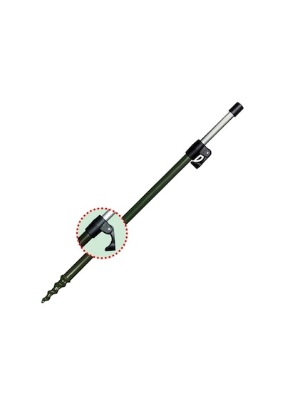 Cz 0925 Tel. Alu Bank Stick 60-100 Cm