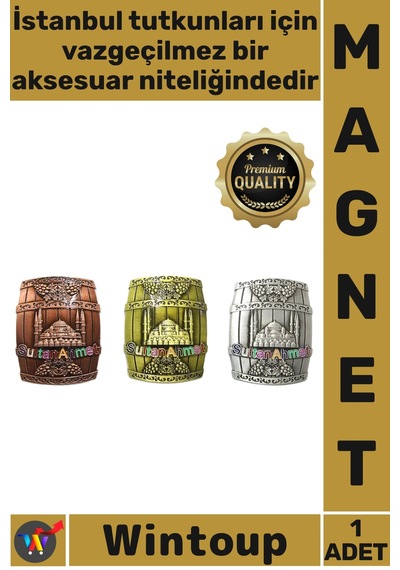 Magnet Hediyelik Eşya İstanbul Hatırası Sultanahmet Camii Tema Turistik Yöresel Sultanahmet Magnet