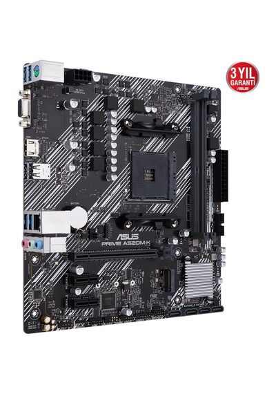 Asus Prıme A520m-k Ddr4 4600mhz Vga M.2 Matx Am4-45335